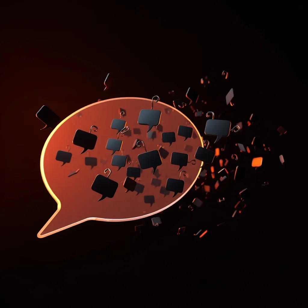 Dark bubble-shaped shards with tiny hooks deflected by a curved translucent shield
